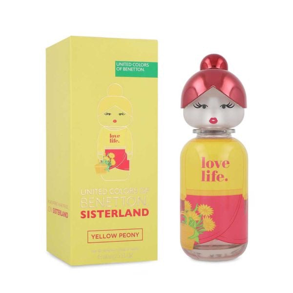Benetton Sisterland Yellow Peony EDT 80ml